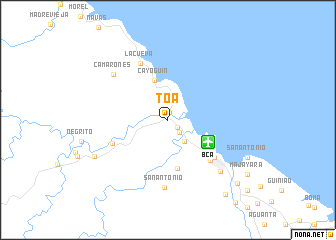 map of Toa