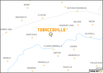 map of Tobaccoville
