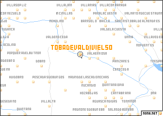 map of Toba de Valdivielso