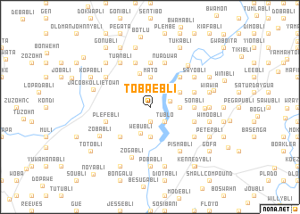 map of Tobaebli