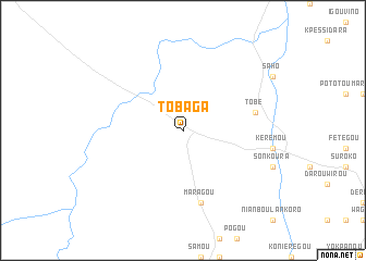 map of Tobaga