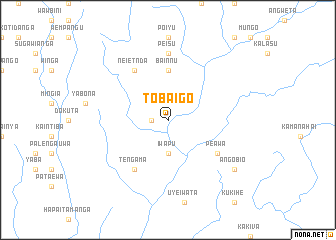 map of Tobaigo