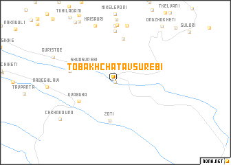 map of Tobakhcha-Tavsurebi