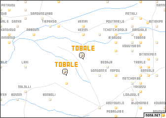 map of Tobale
