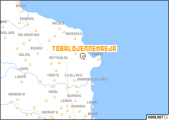 map of Tobalo Jennemaeja