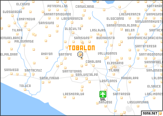 map of Tobalón