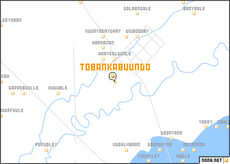 map of Tobanka Buundo