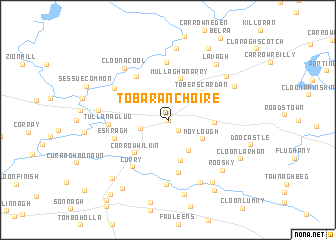 map of Tobar an Choire