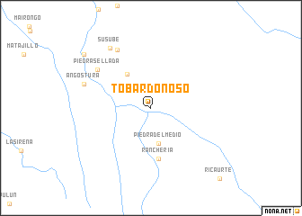 map of Tobar Donoso