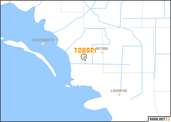 map of Tóbari