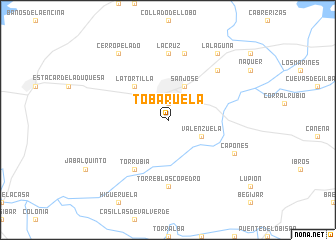 map of Tobaruela