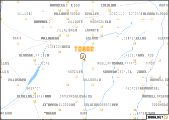 map of Tobar