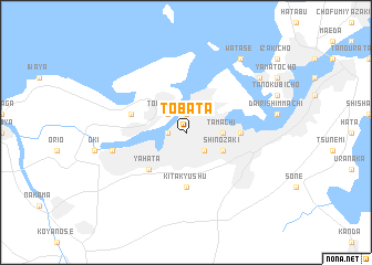 map of Tobata
