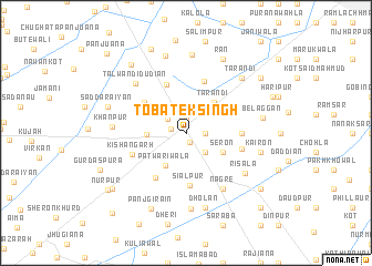 Tehsil Toba Tek Singh Map Toba Tek Singh (Pakistan) Map - Nona.net