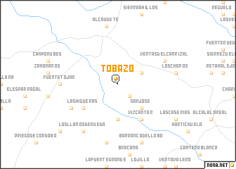 map of Tobazo