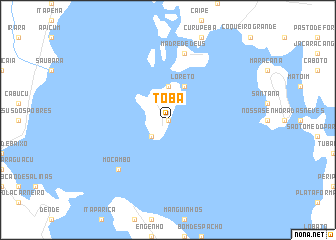 map of Tobá