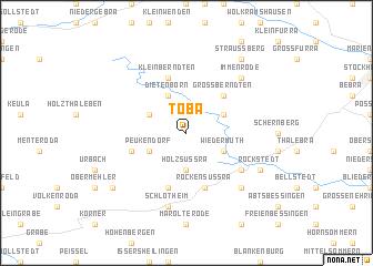 map of Toba