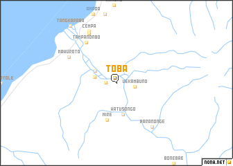 map of Toba