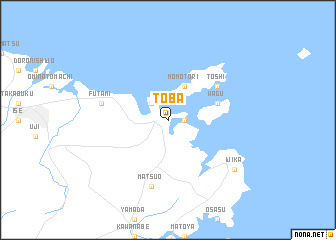 map of Toba