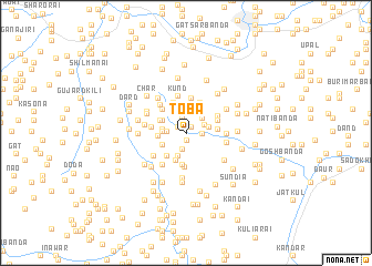 map of Toba