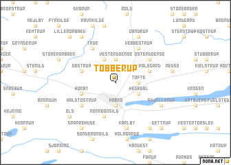map of Tobberup