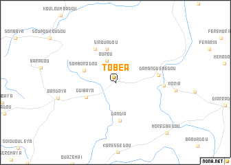 map of Tobéa