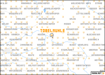 map of Tobelmühle