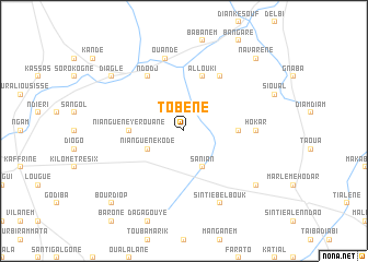 map of Tobène