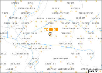 map of Tobera