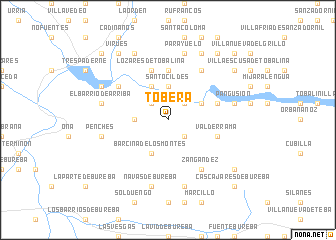 map of Tobera