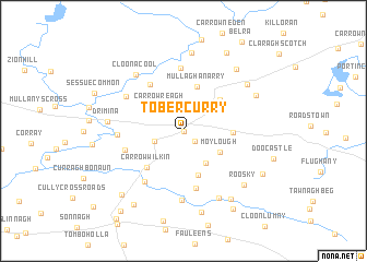 map of Tobercurry