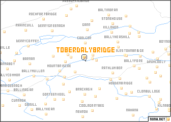 map of Toberdaly Bridge