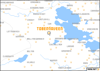 map of Tobernaveen