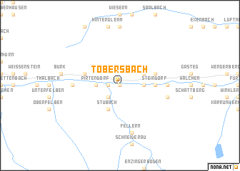 map of Tobersbach