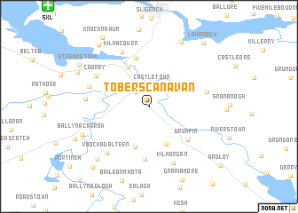 map of Toberscanavan