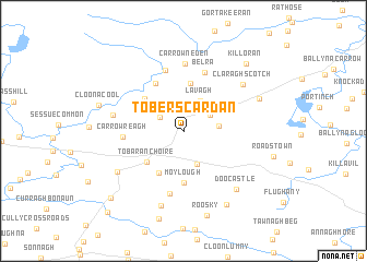 map of Toberscardan