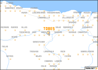 map of Tobes