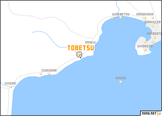 map of Tōbetsu