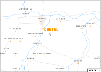 map of Tobetsu