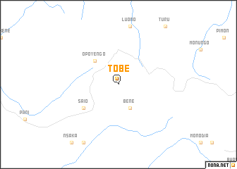 map of Tobe