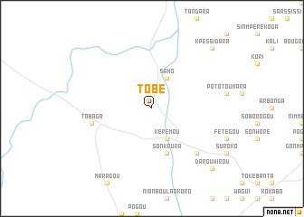 map of Tobé