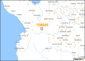 map of Tobgon