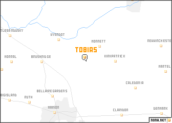map of Tobias