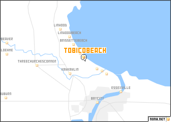 map of Tobico Beach