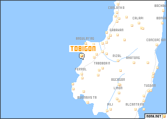 map of Tobigon