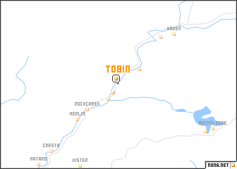 map of Tobin