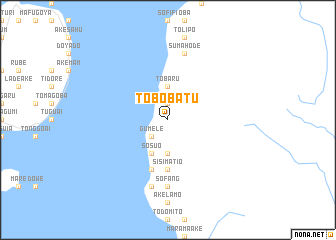 map of Tobobatu