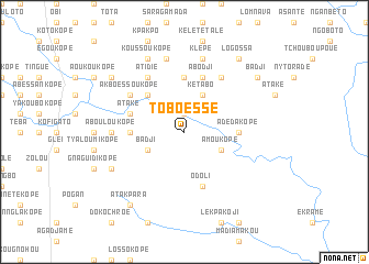 map of Toboéssé