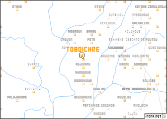 map of Toboïchré
