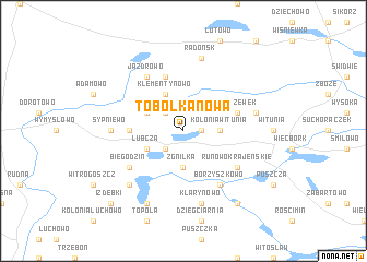 map of Tobółka Nowa